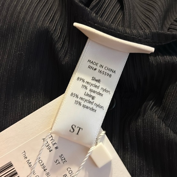 Andie Swim The Malibu One Piece LT Rib Black size S Tall NWT long torso - Picture 6 of 6